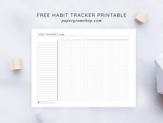 Free Habit Tracker Printable