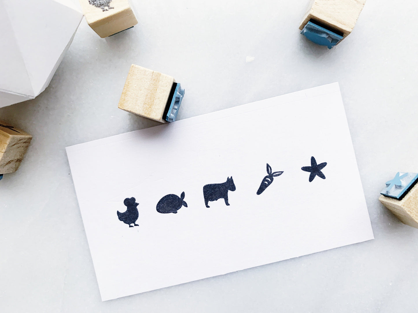 Complete Wedding Meal Option Rubber Stamp Set