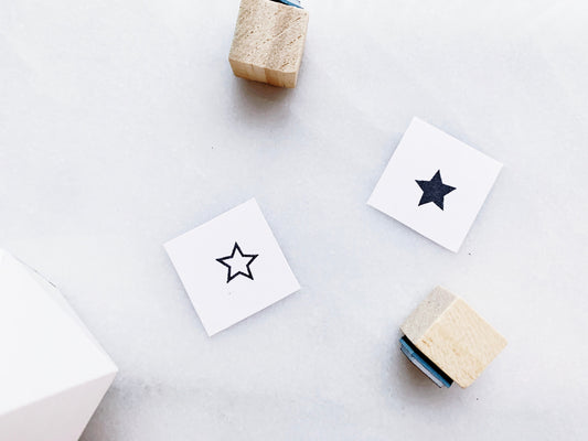 Star Rubber Stamp Set