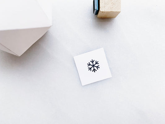 Snowflake Rubber Stamp