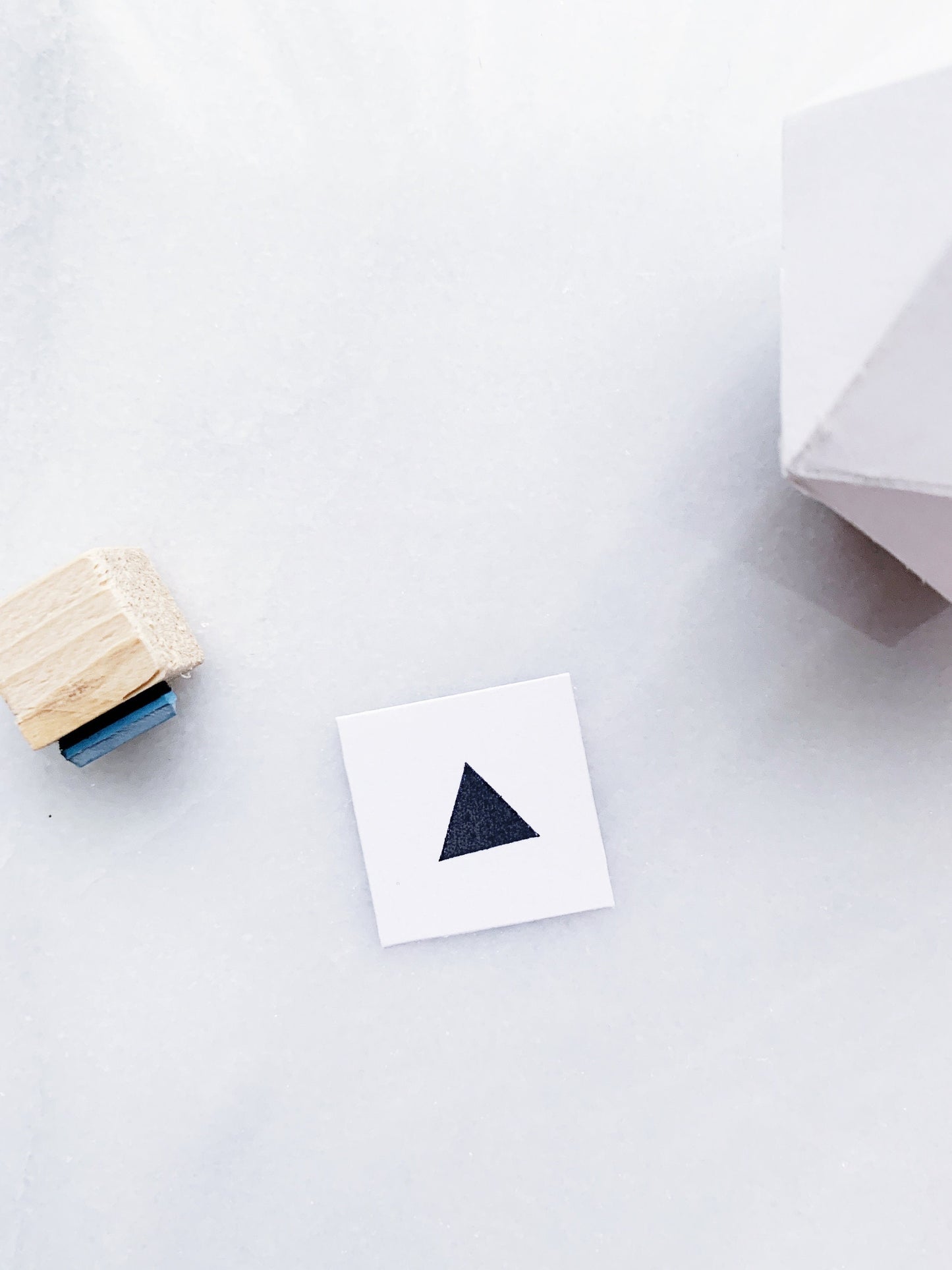 Tiny Geometric Shape Stamps • Small Rubber Stamps for Bujos and Planners