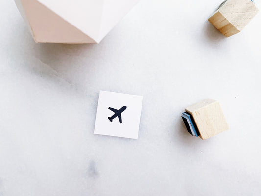 Flight Reminder Rubber Stamp