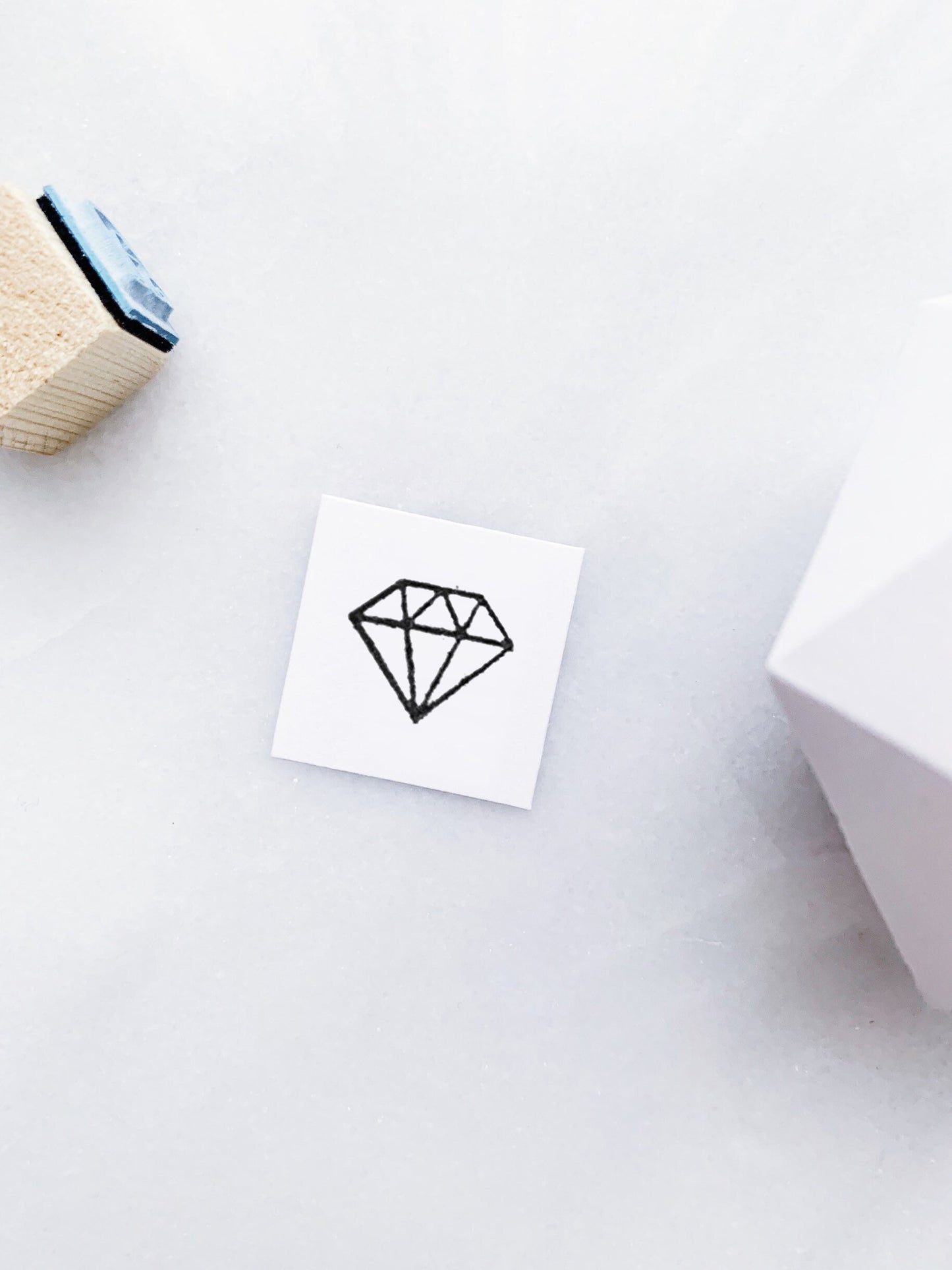 Diamond Rubber Stamp