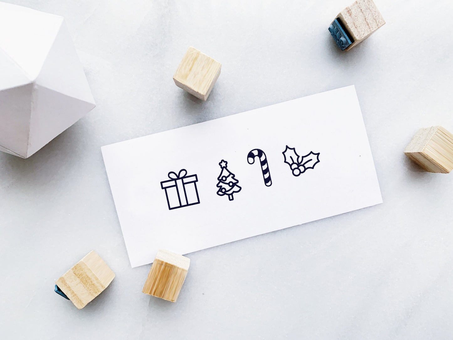 Christmas Essentials Rubber Stamp Set