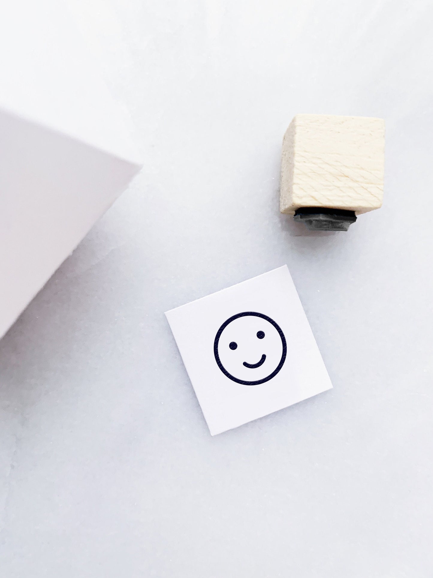 Smiley Face Rubber Stamp